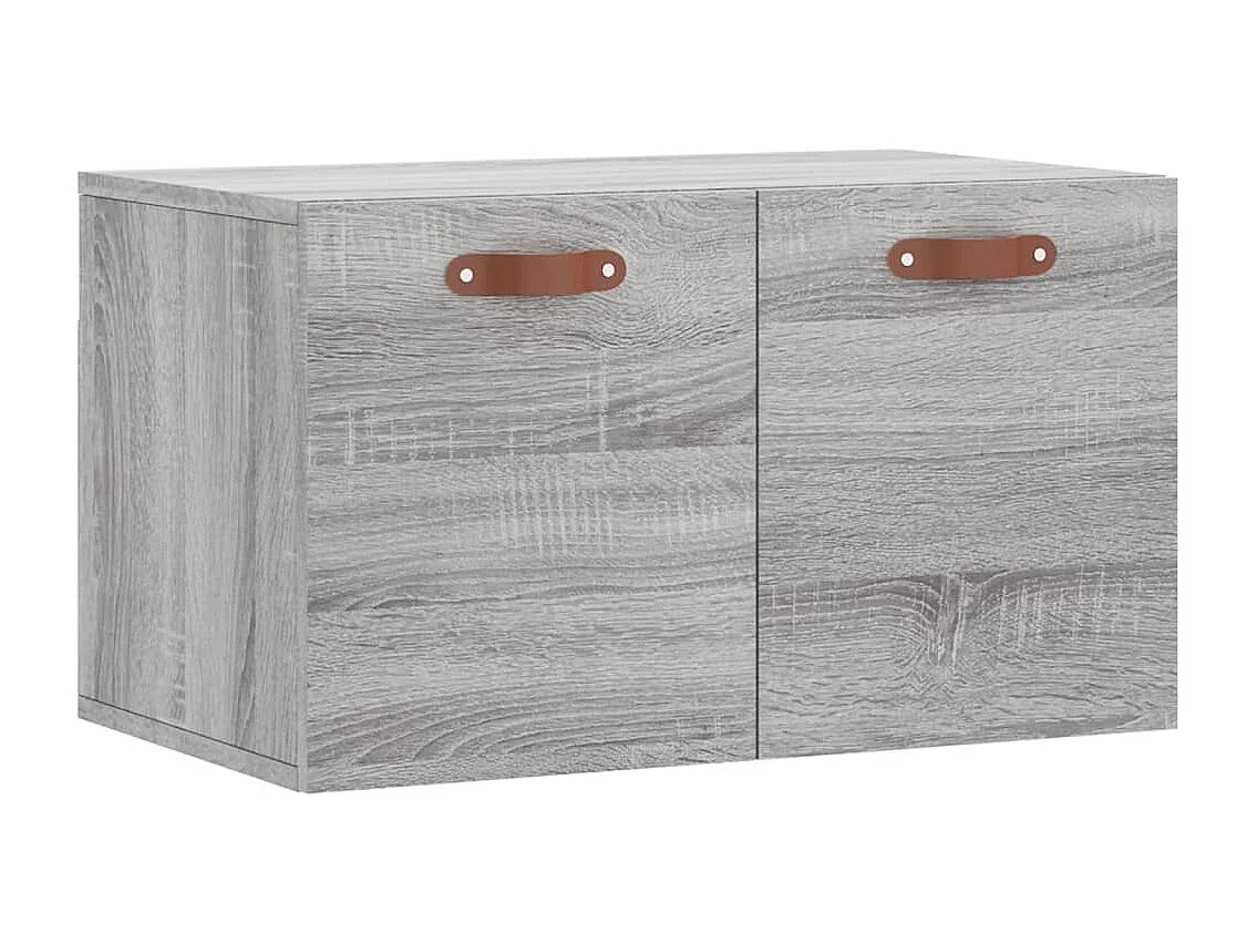 Armario de pared madera de ingeniería gris Sonoma 60x36,5x35 cm ES212406