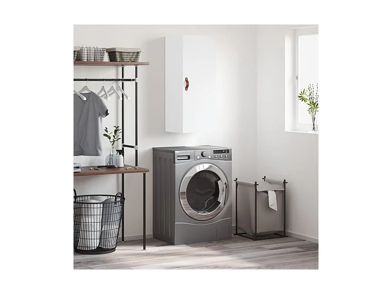 Armoire murale blanc 34,5x34x90 cm FR71619