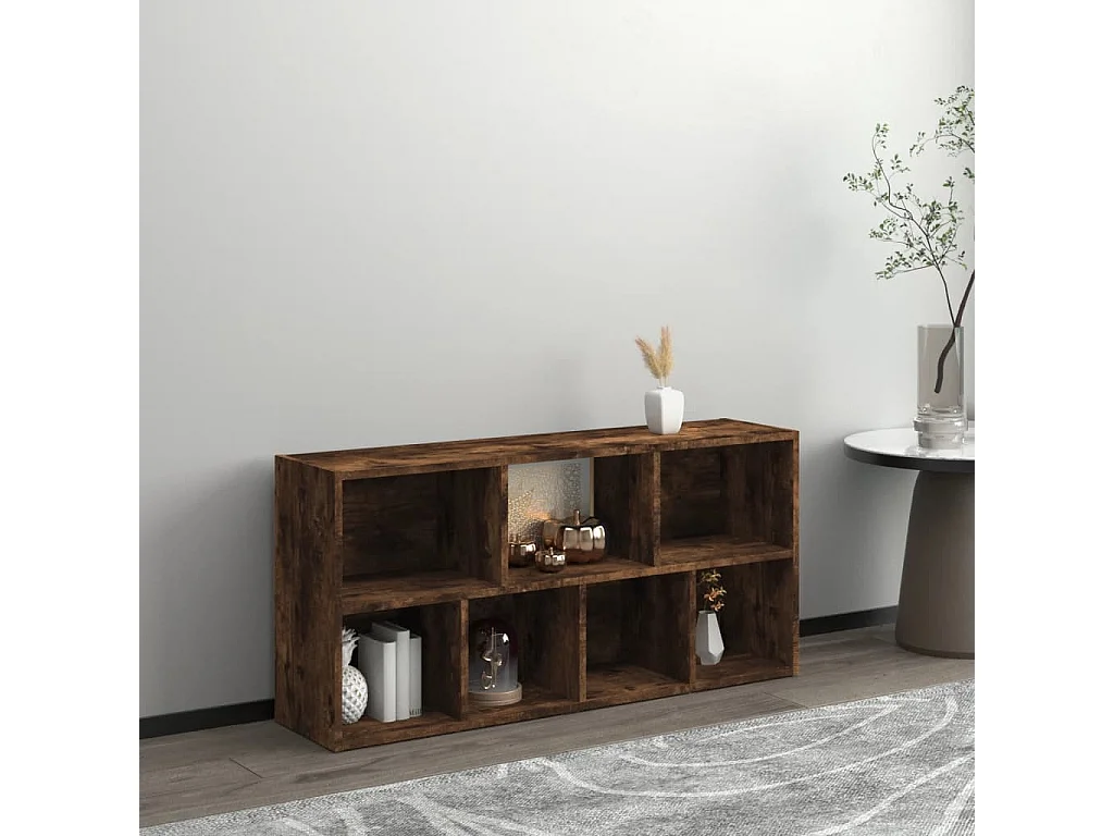 Estantería color roble ahumado 50x25x106 cm ES501064