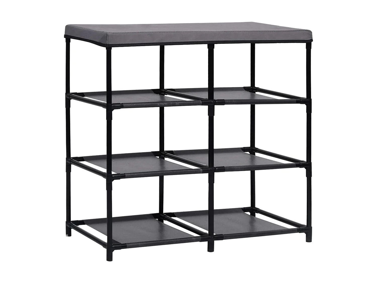 Armoire de rangement à 6 tiroirs 55x29x55 cm Gris Acier FR13970