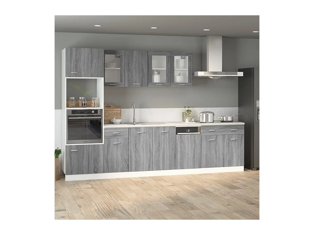 Armoire de plancher à tiroir Sonoma gris 40x46x81,5 cm FR72922
