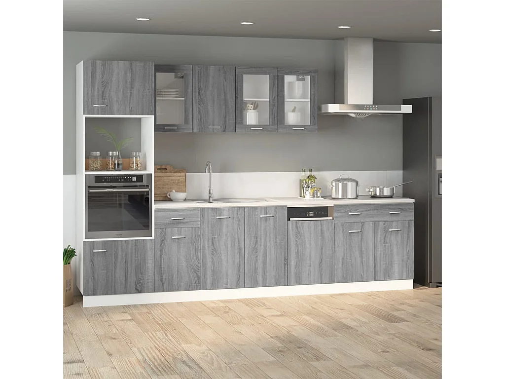 Armoire de plancher à tiroir Sonoma gris 40x46x81,5 cm FR72922