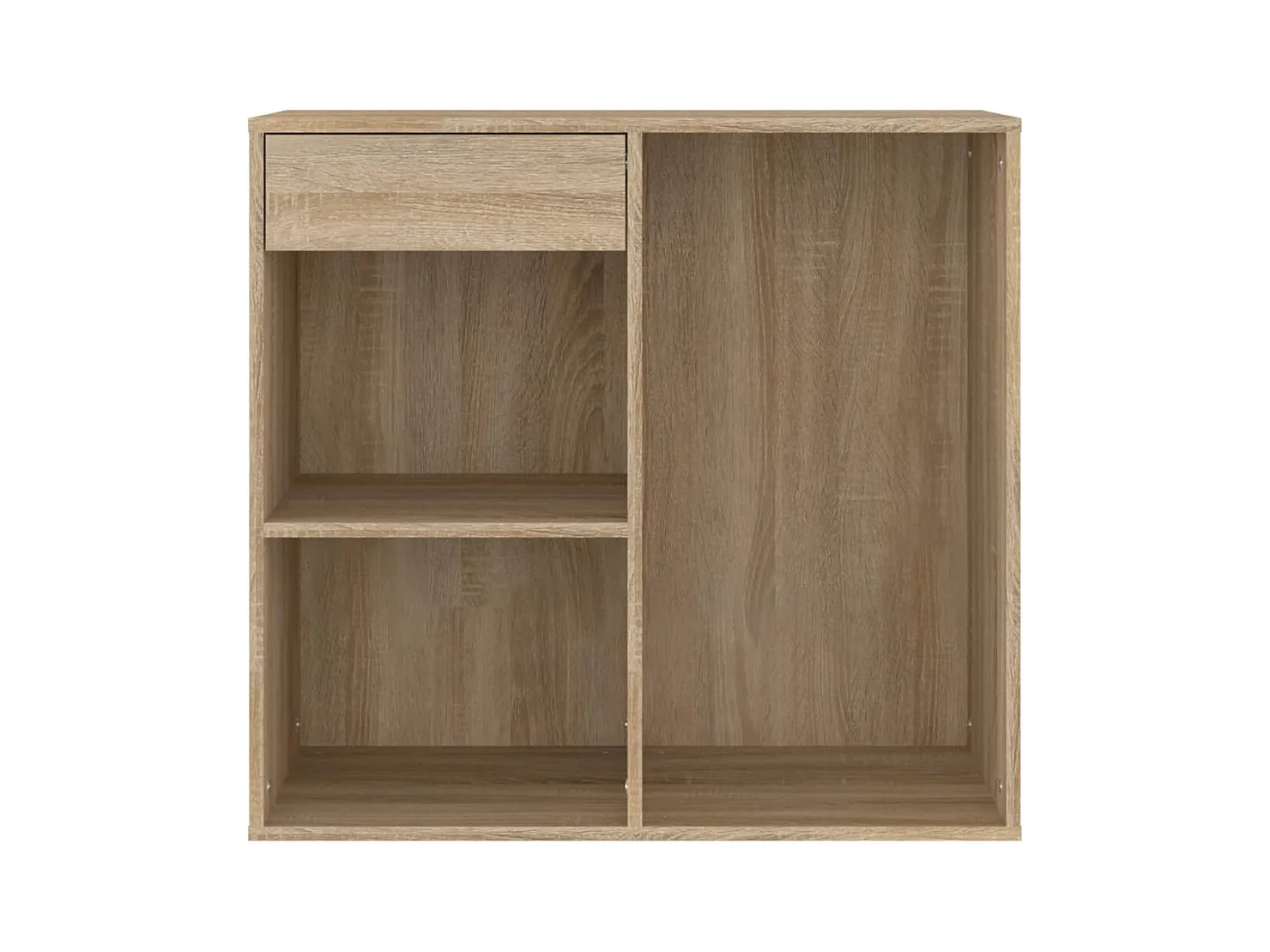 Armario maquillaje madera contrachapada roble Sonoma 80x40x75cm ES497862