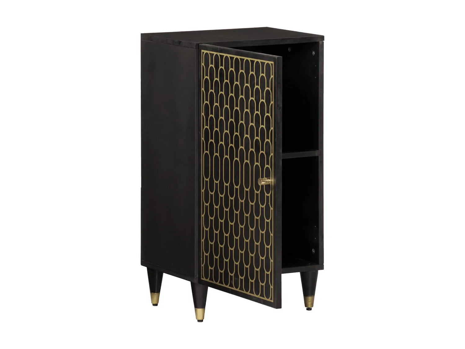 Armoire latérale 40x33x75 cm bois massif de manguier FR21944