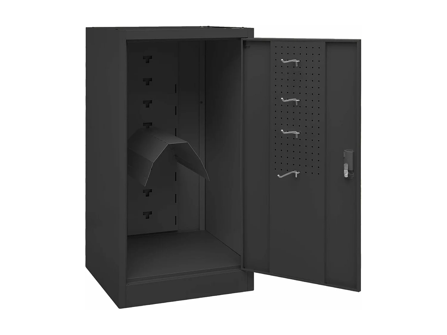 Armoire à selles Anthracite 53x53x105 cm Acier FR98987