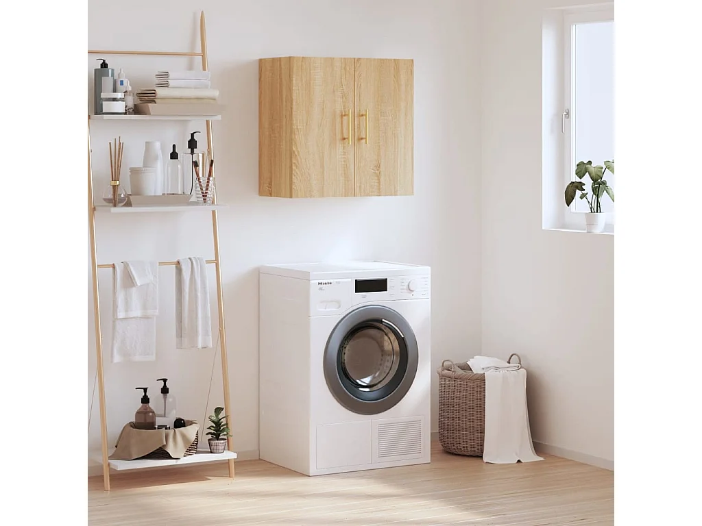 Armoire murale chêne sonoma 60x31x60 cm bois d'ingénierie FR92326