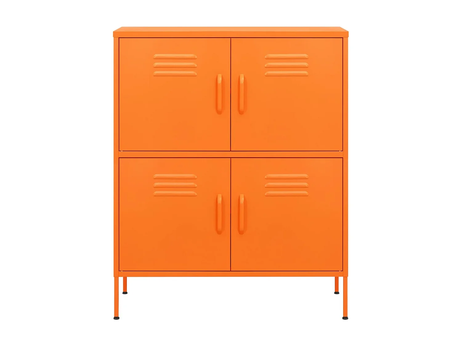 Armoire de rangement Orange 80x35x101,5 cm Acier FR21558