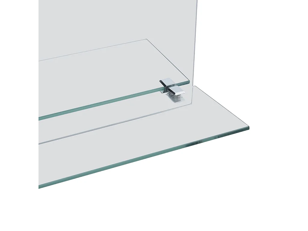 Miroir mural avec étagère 40x60 cm Verre trempé FR47015