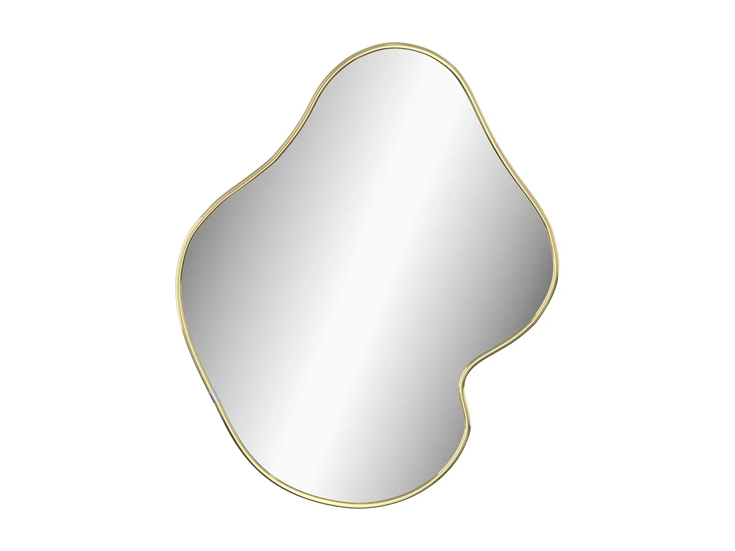 Espejo de pared dorado 50x40 cm ES387907