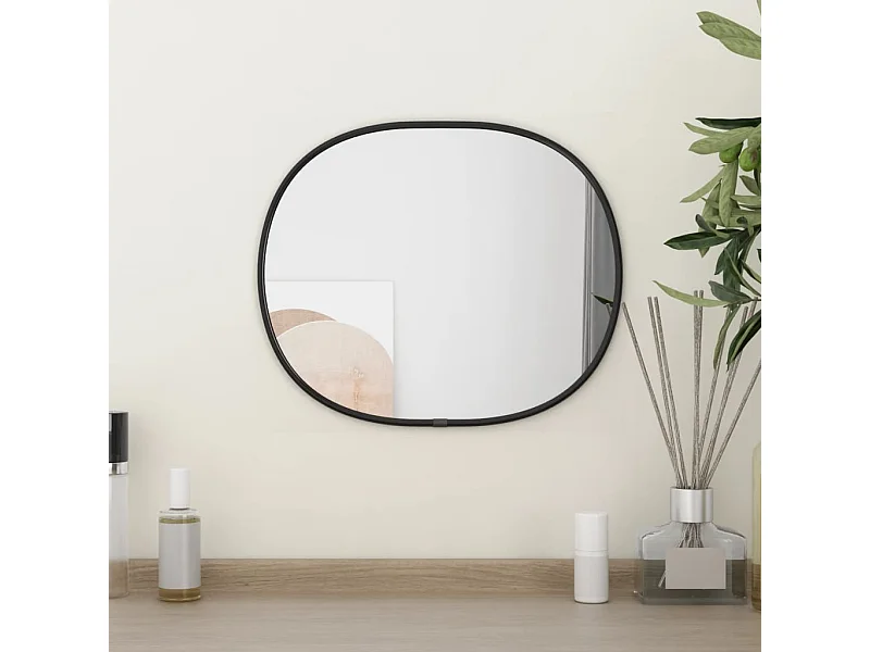 Miroir mural Noir 30x25 cm FR33257