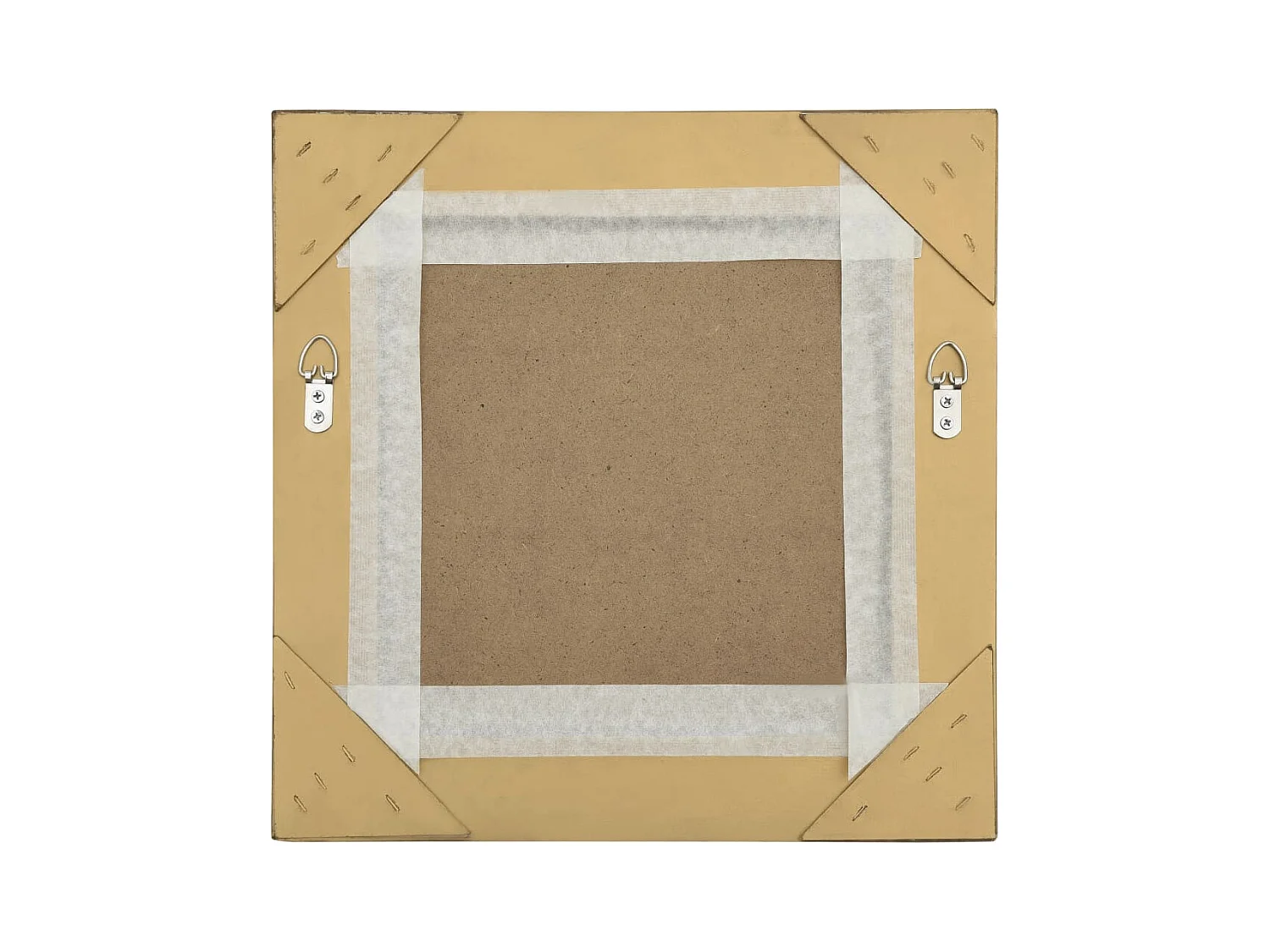 Wandspiegel barok stijl 40x40 cm goudkleurig BE538811