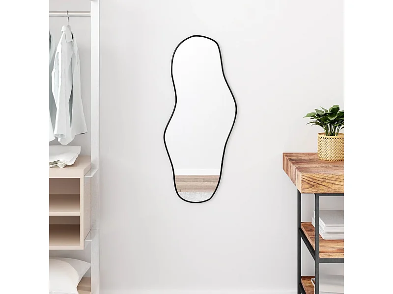 Miroir mural Noir 80x35 cm FR15629