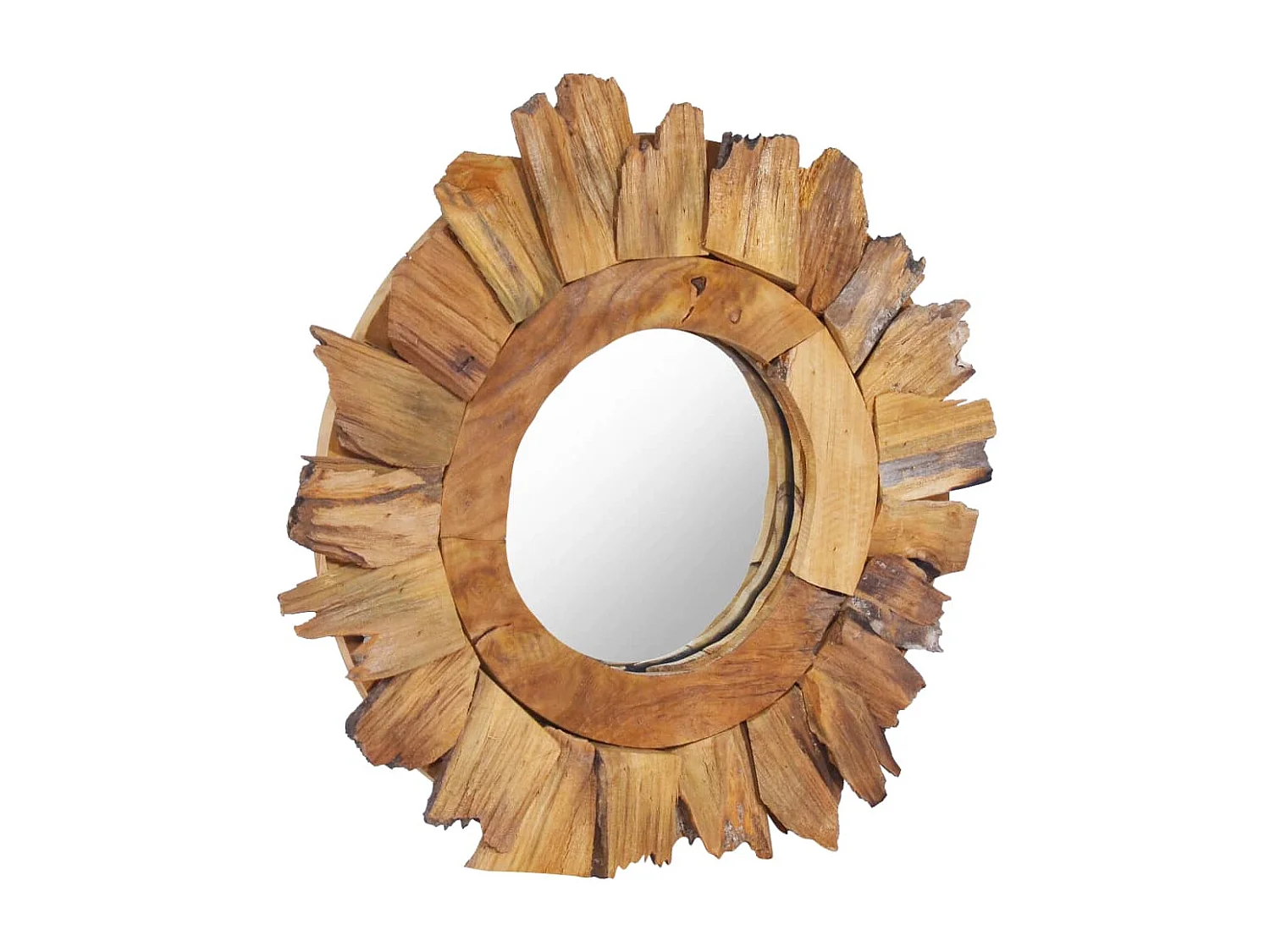 Miroir mural 40 cm Teck Rond FR15473