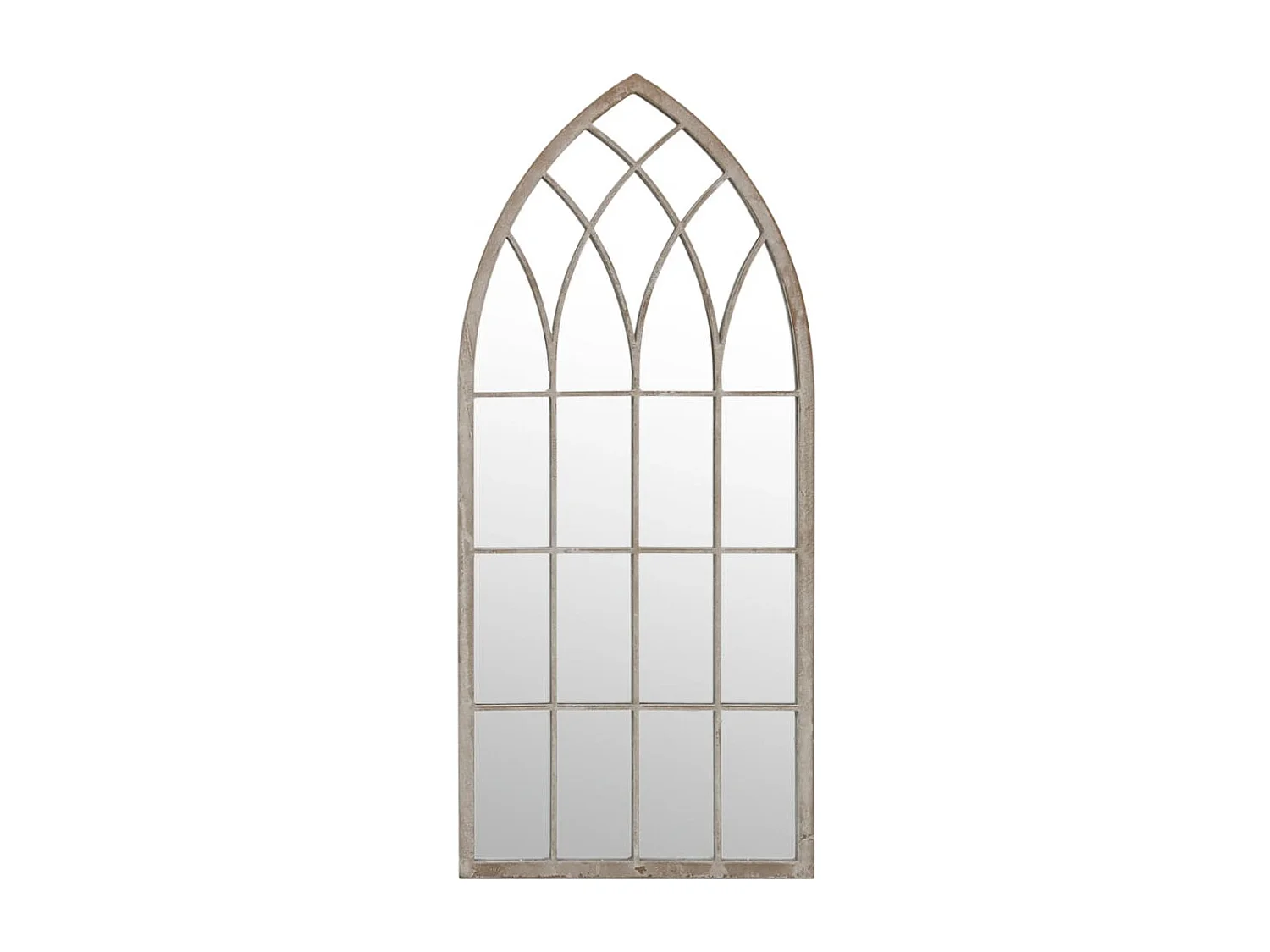 Miroir de jardin Sable 100x45cm Fer pour utilisation extérieure FR21603