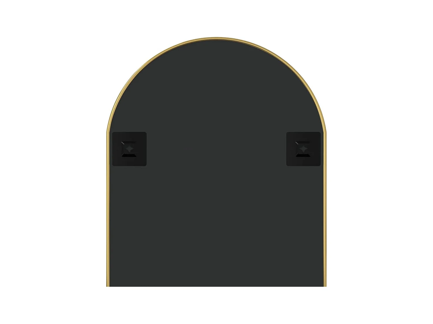 Espejo de pared ovalado dorado 100x45 cm ES429761