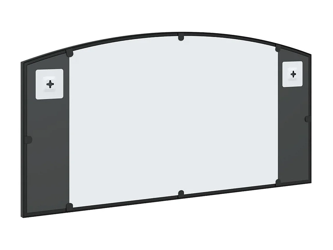 Miroir mural noir 80x40 cm arche fer FR60463