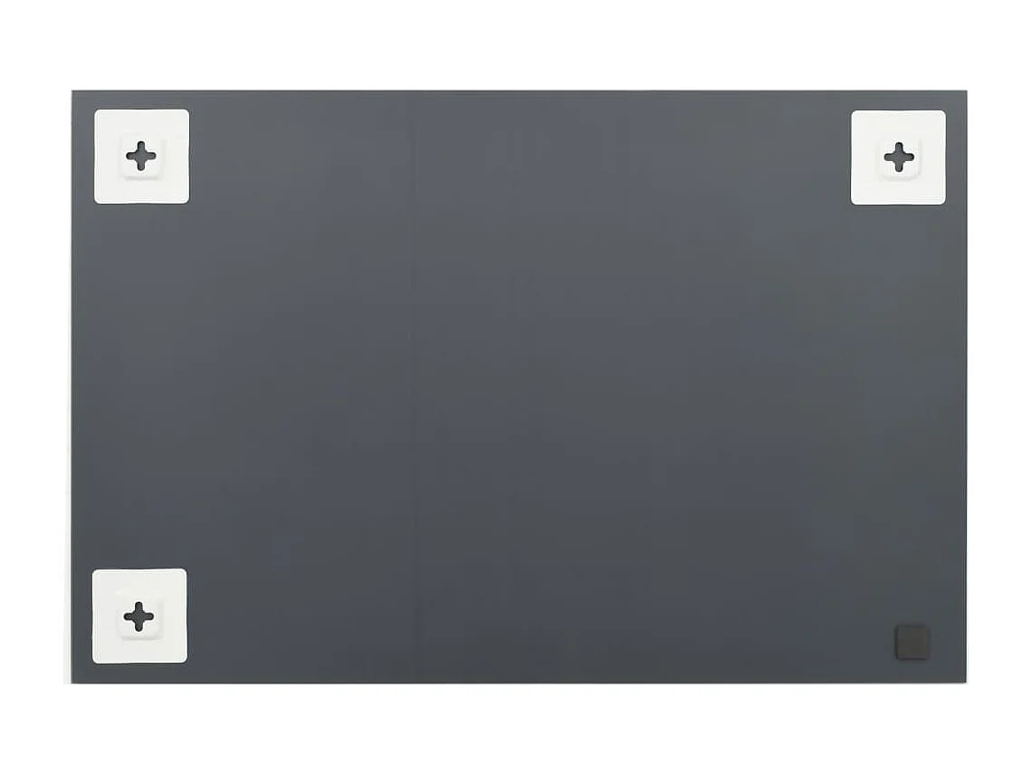 Espejos de pared rectangulares 2 unidades vidrio 60x40 cm ES525863