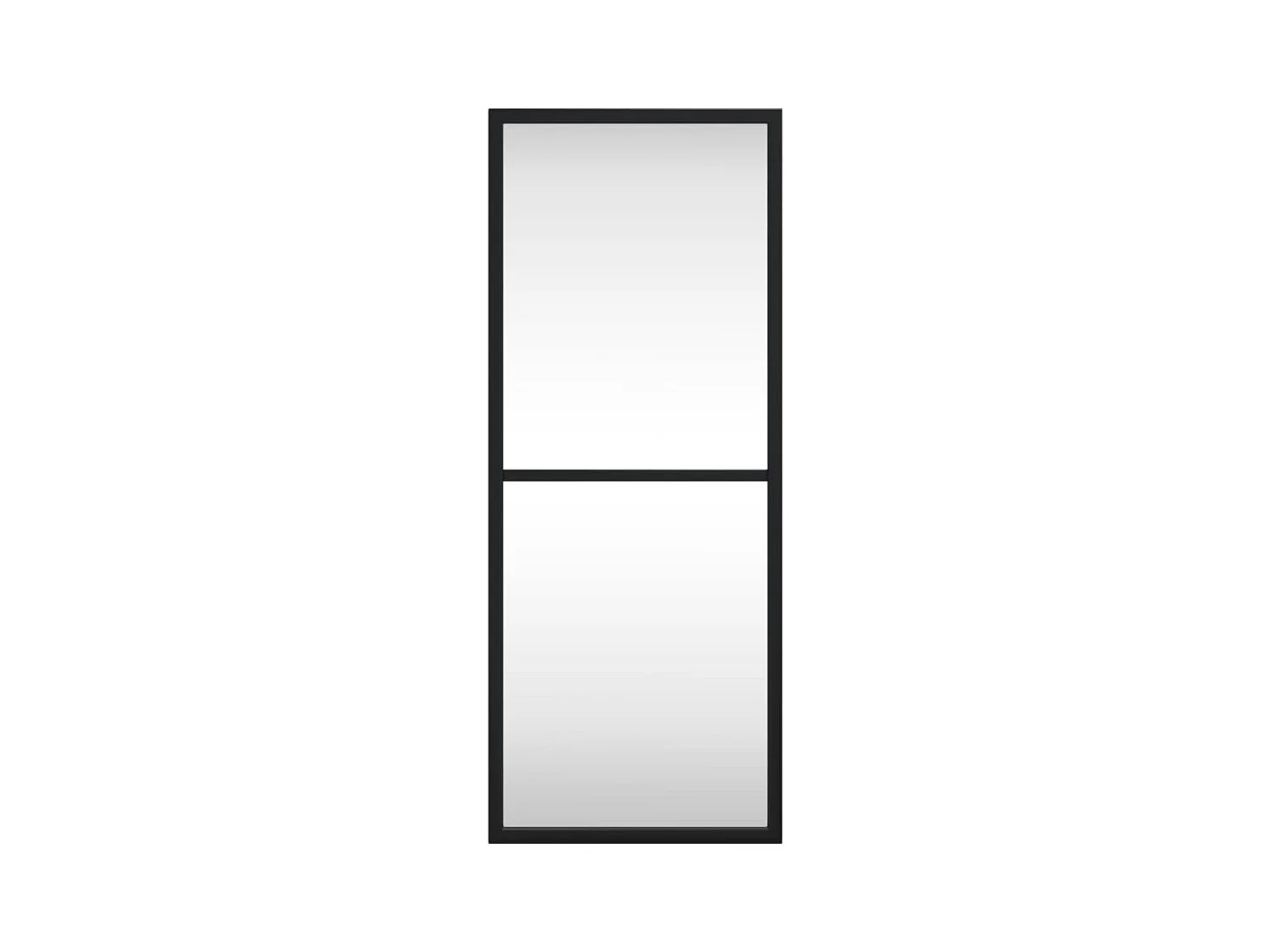 Miroir mural noir 20x50 cm rectangulaire fer FR74700