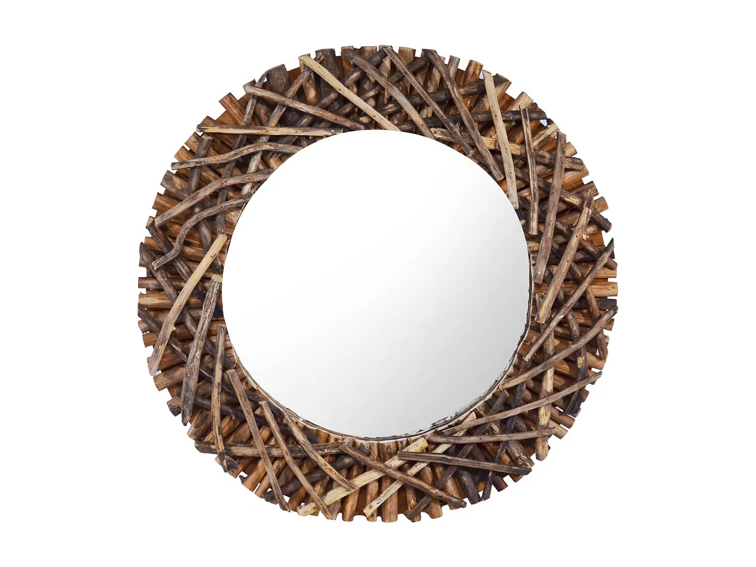 Miroir mural 60 cm Teck Rond FR97979