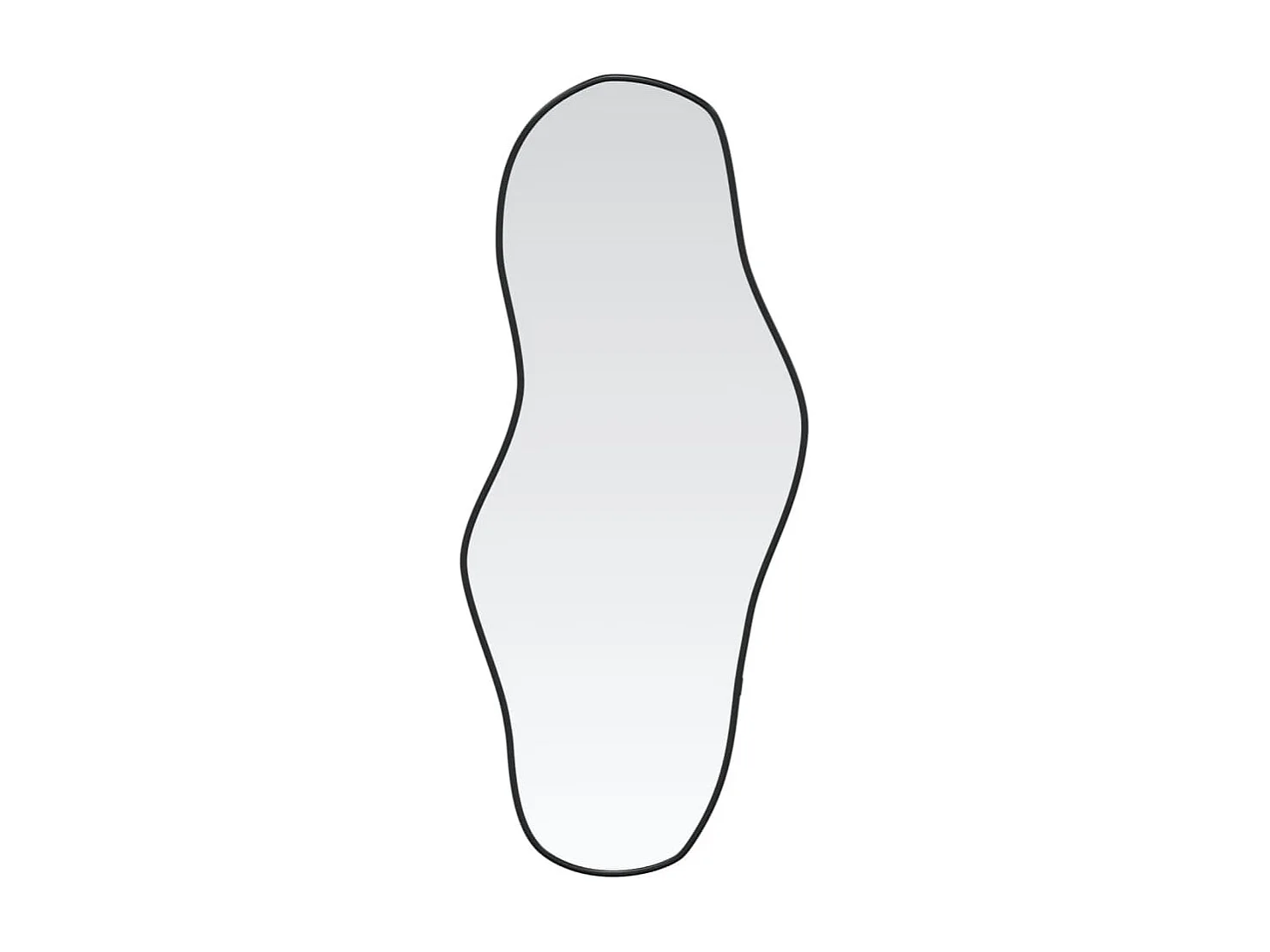 Espelho de parede 100x45 cm preto PT789146