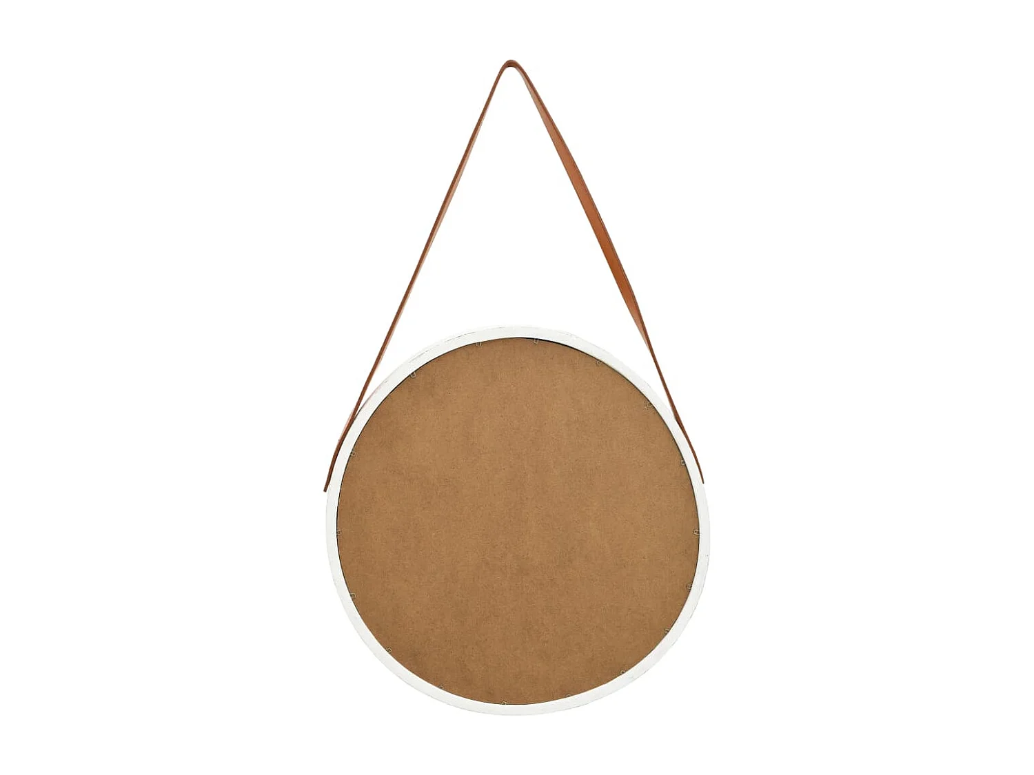 Miroir mural avec sangle 50 cm Blanc FR48072