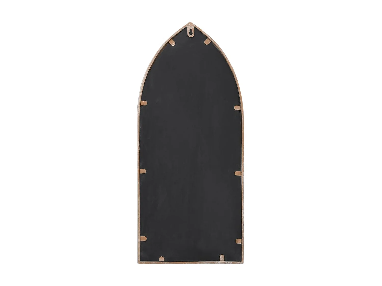 Miroir de jardin Sable 70x30 cm Fer pour utilisation extérieure FR65623