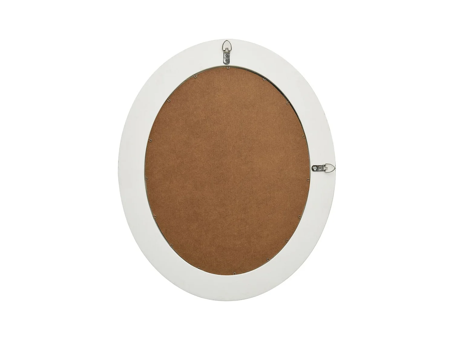 Espejo de pared estilo barroco blanco 50x60 cm ES814549