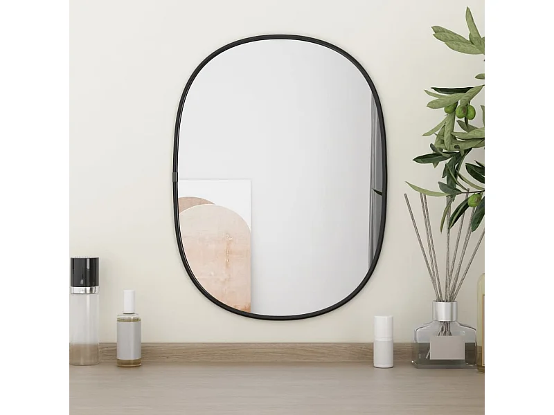Miroir mural Noir 40x30 cm FR71056