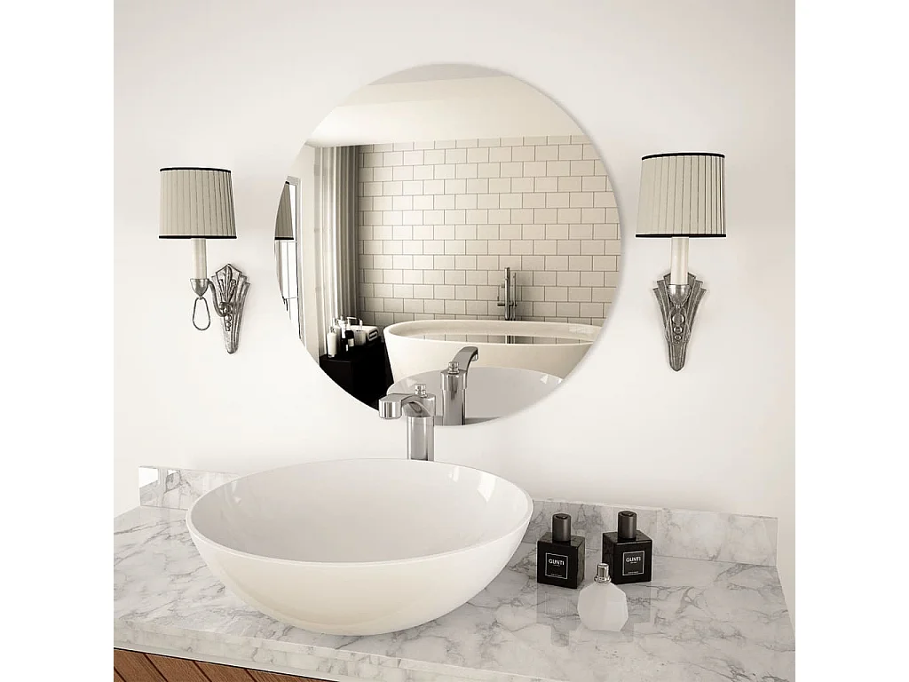 Miroir mural 60 cm Rond Verre FR32196