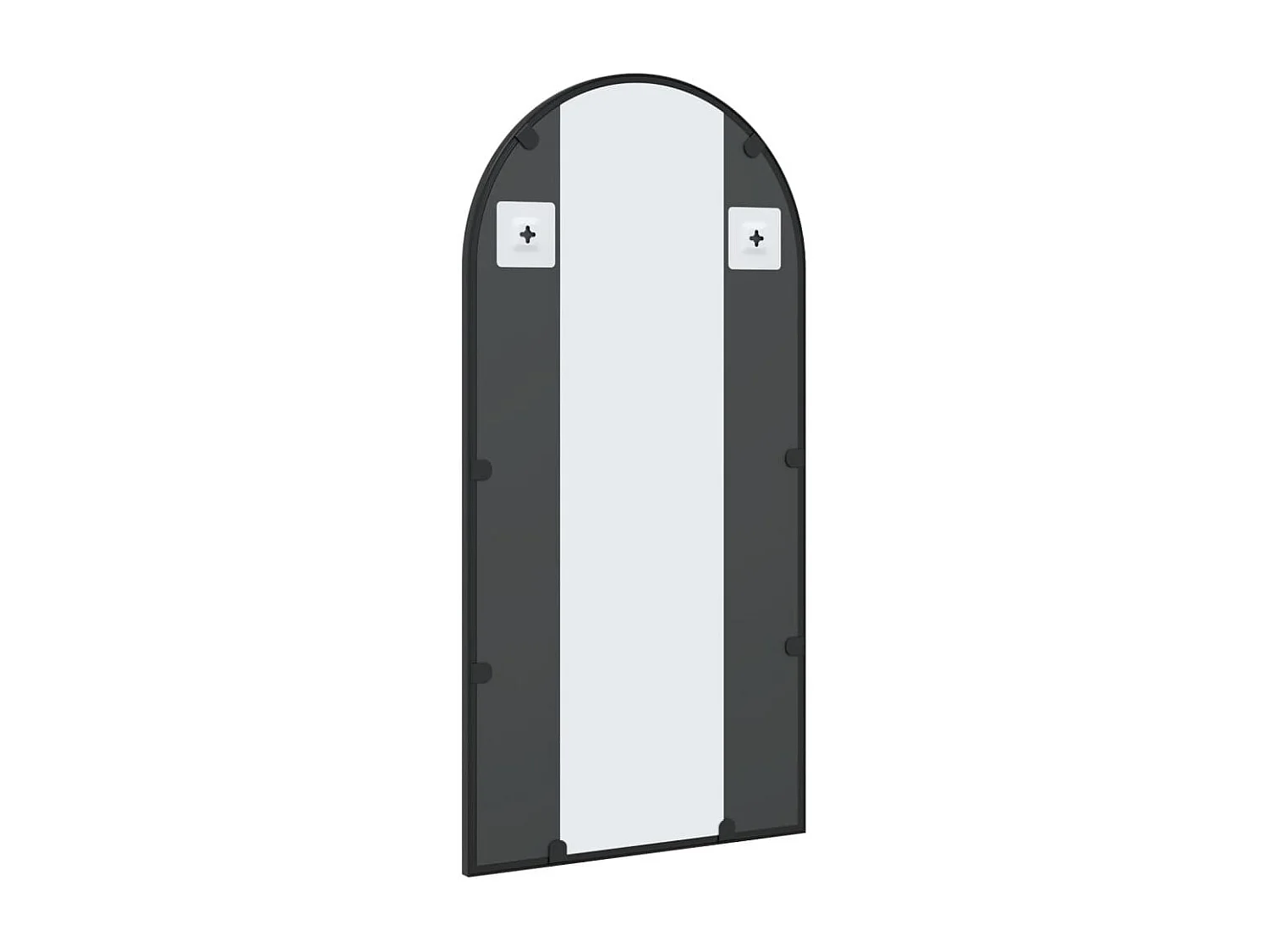 Miroir mural noir 40x80 cm arche fer FR44893