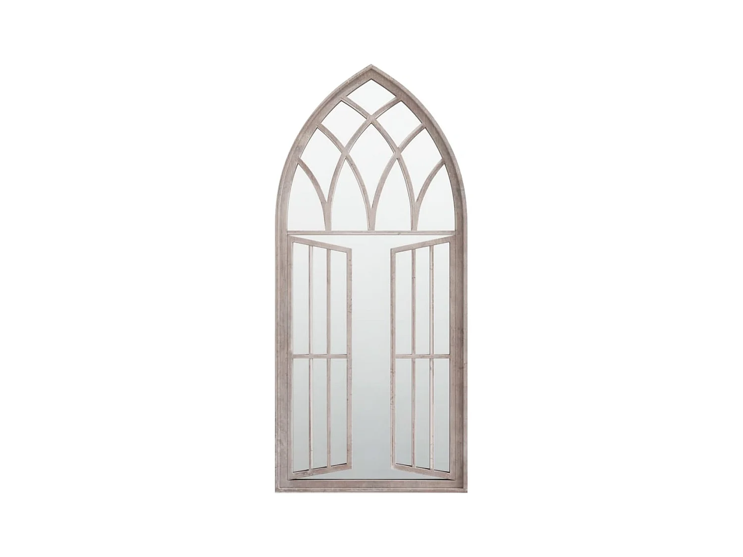 Miroir de jardin Sable 100x45cm Fer pour utilisation extérieure FR57373