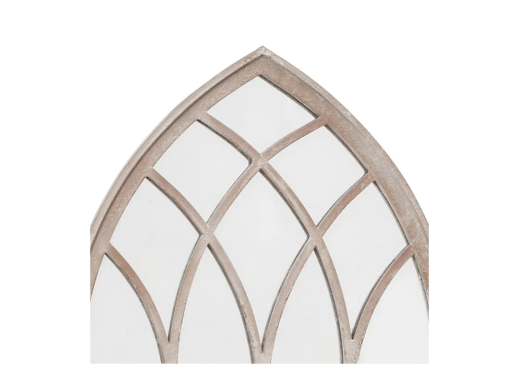 Miroir de jardin Sable 100x45cm Fer pour utilisation extérieure FR57373