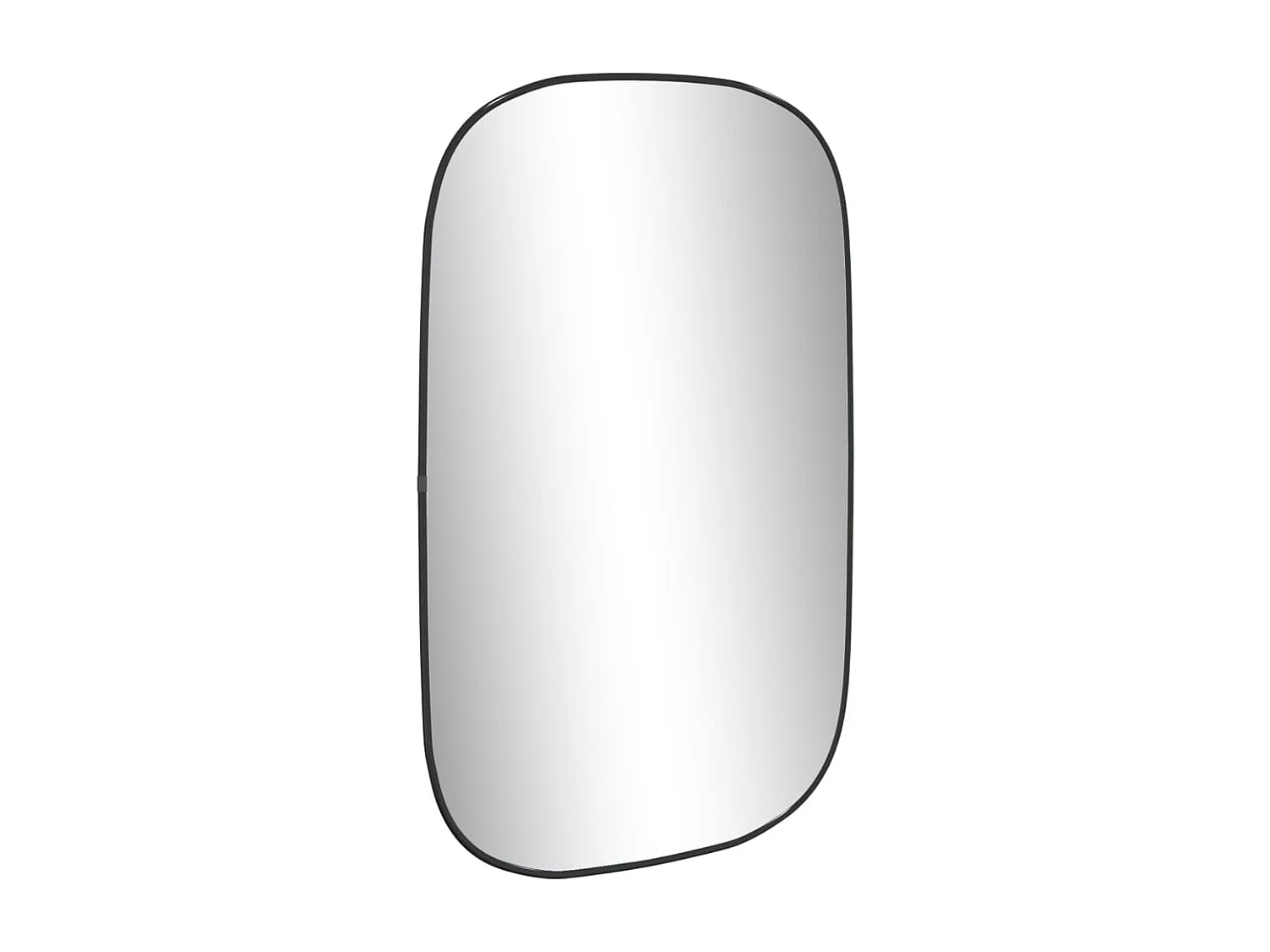 Miroir mural Noir 80x50 cm FR41834