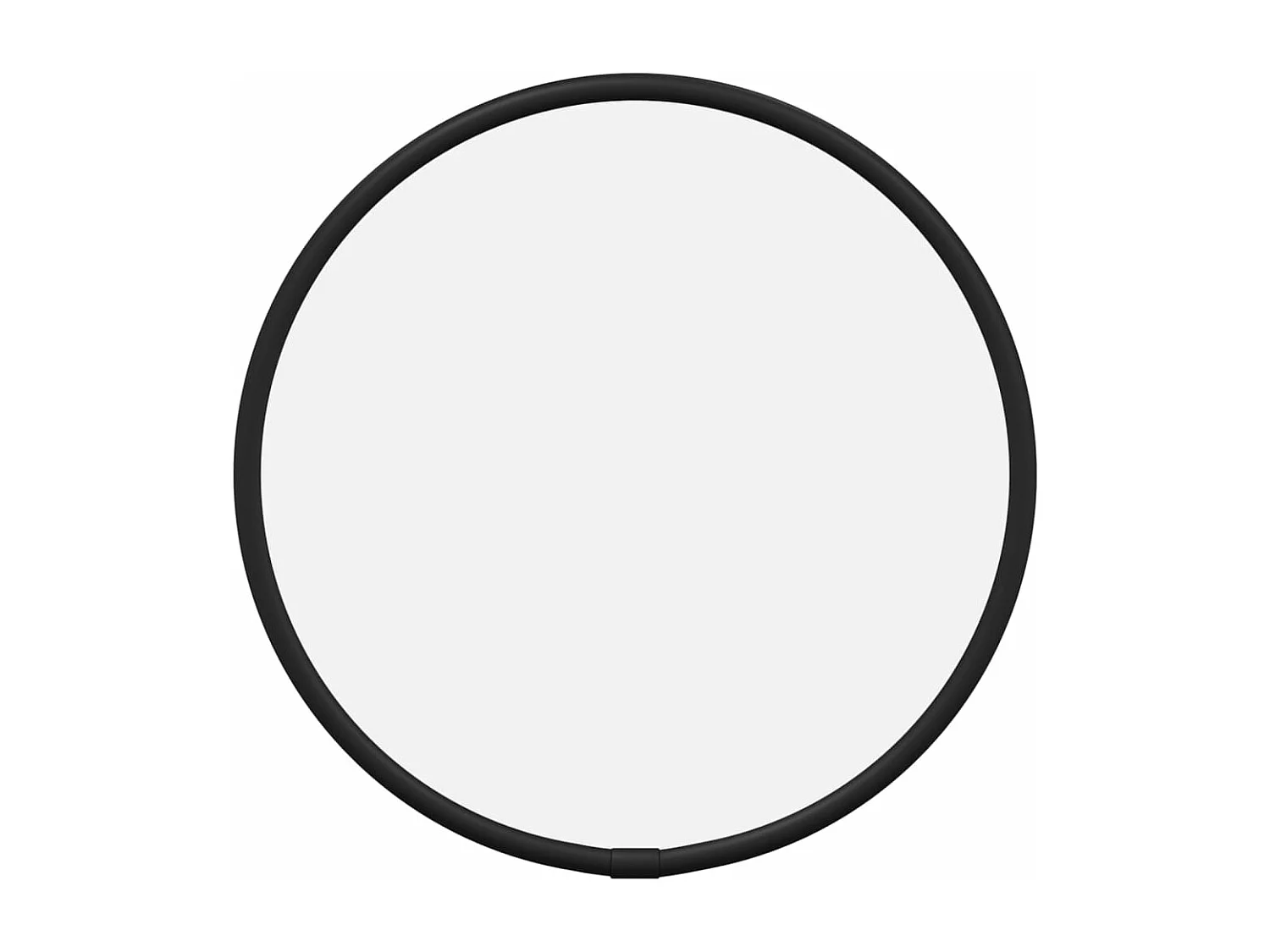 Miroir mural Noir Ø 20 cm Rond FR45522