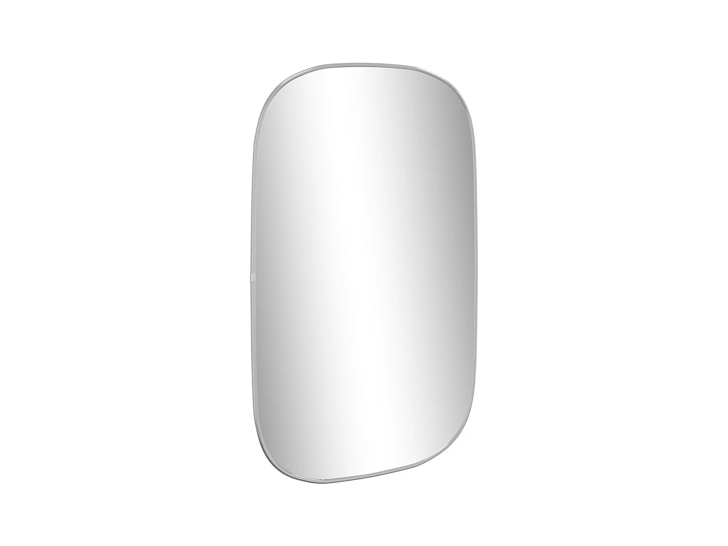Miroir mural Argenté 80x50 cm FR58950