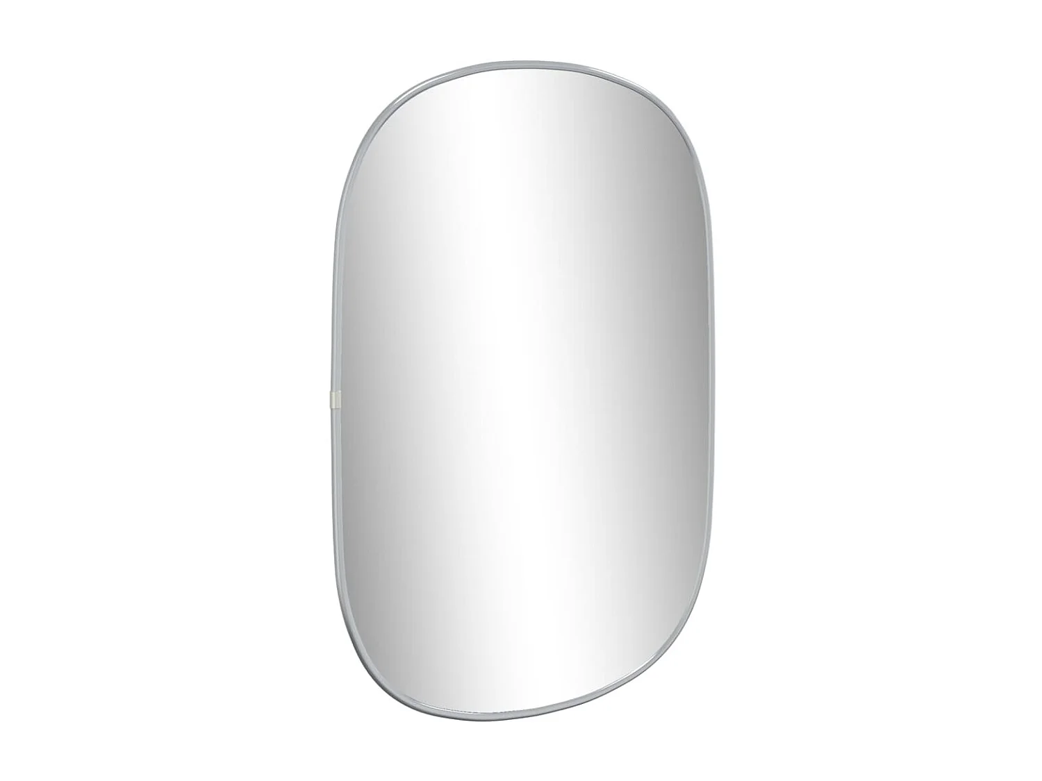 Wandspiegel 60x40 cm zilverkleurig BE620866