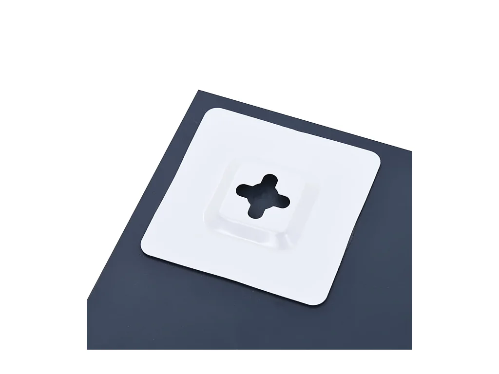 Espejo de pared con estante de vidrio templado 60x60 cm ES578197