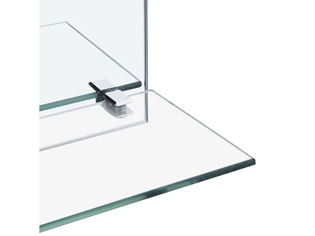 Miroir mural avec étagère 60x60 cm Verre trempé FR44223
