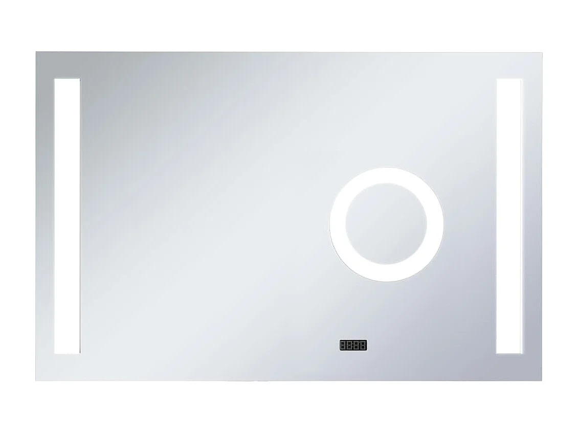 Miroir mural à LED de salle de bain et capteur tactile 100x60cm FR92420