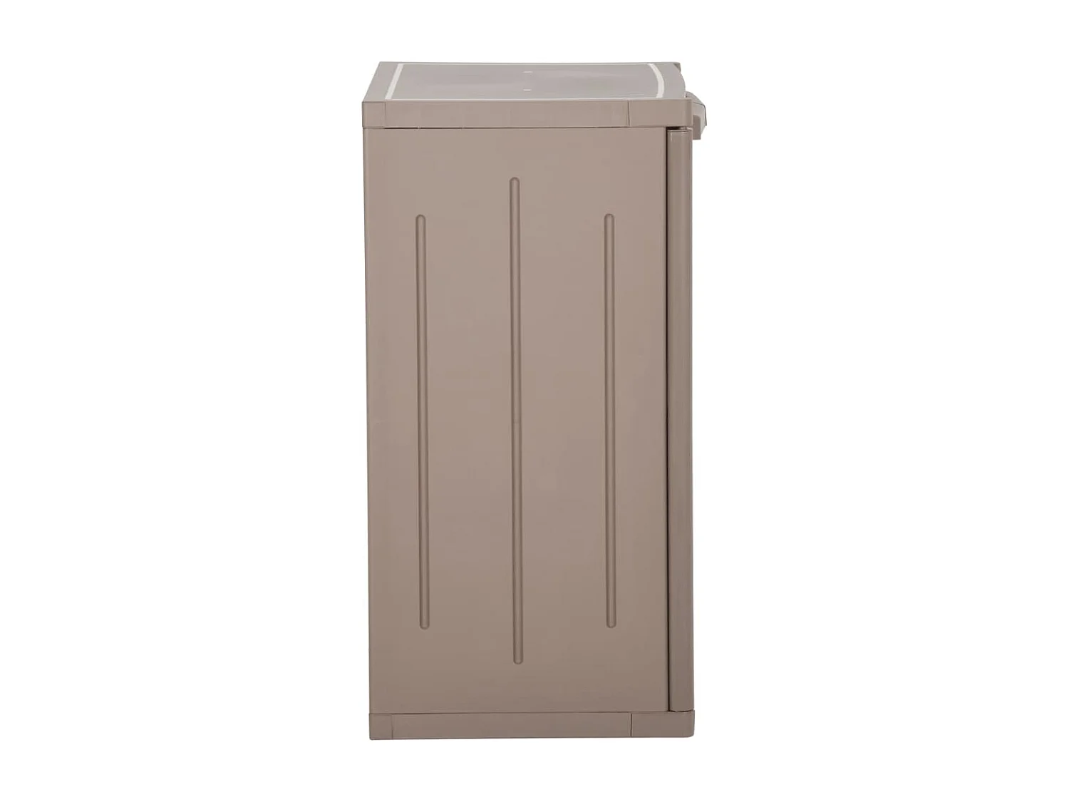 Armoire de rangement jardin Marron 65x45x88cm PP Aspect de bois FR64719