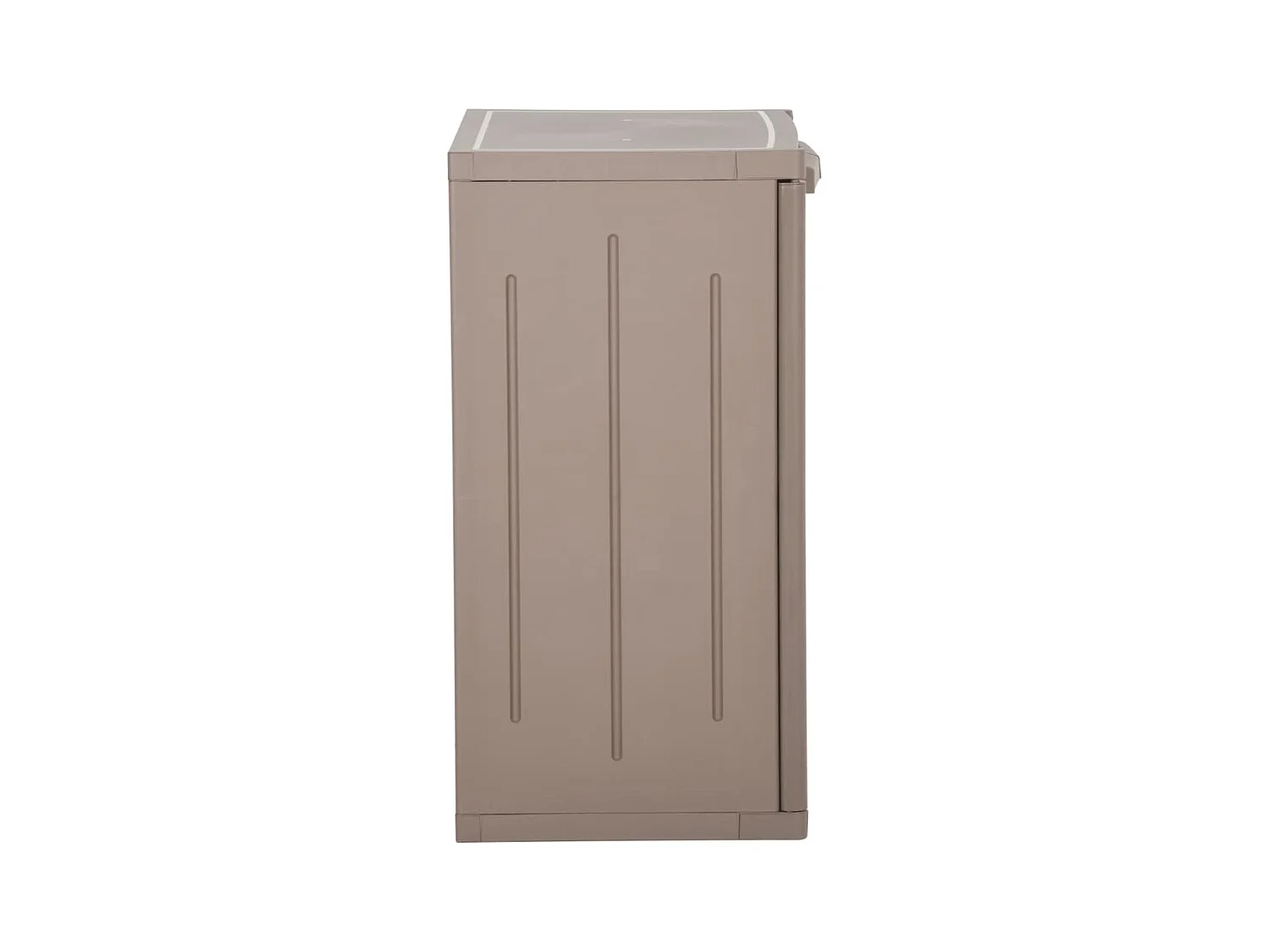 Armoire de rangement jardin Marron 65x45x88cm PP Aspect de bois FR64719