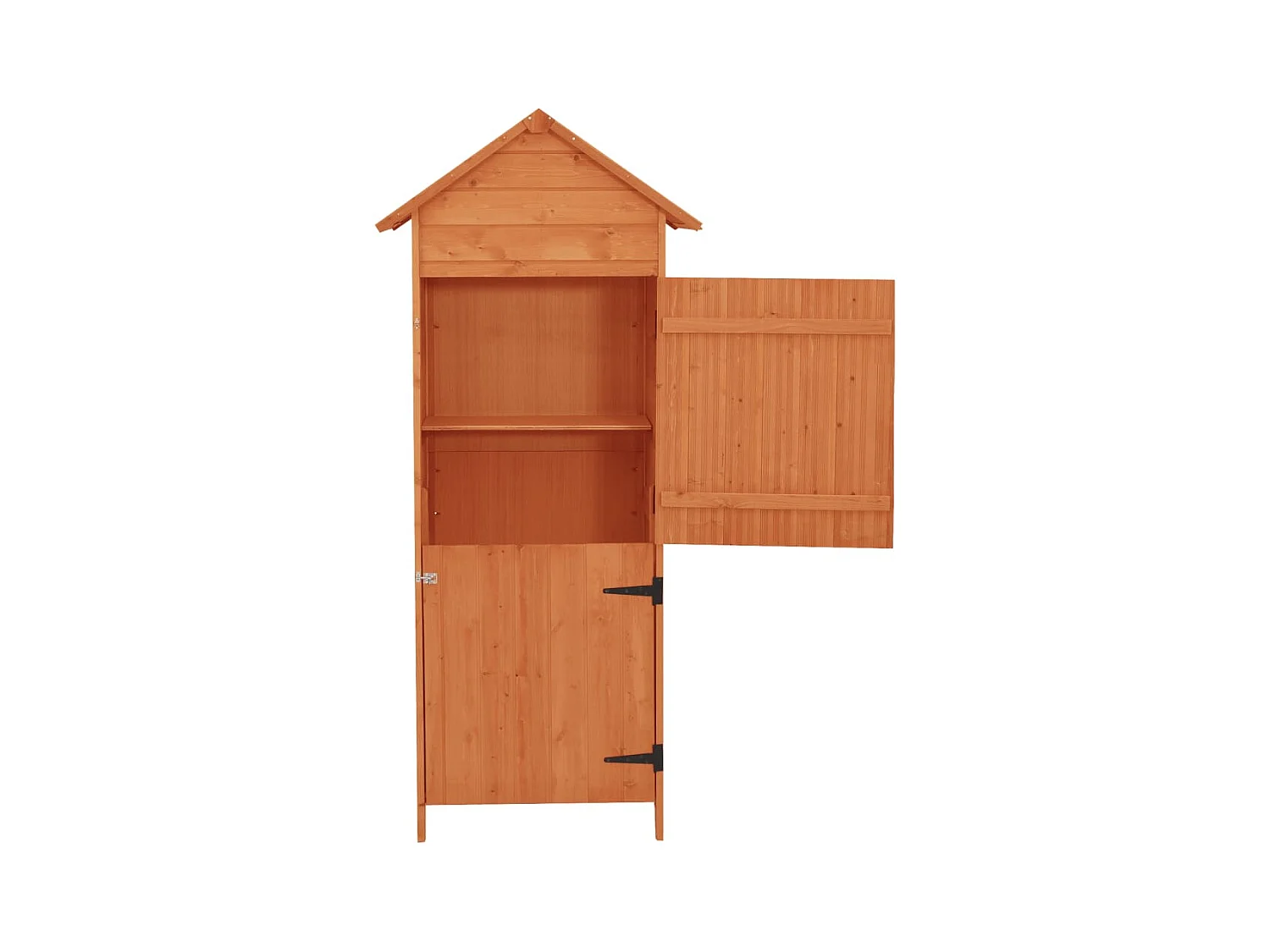 Armoire de rangement de jardin Marron 42,5x64x190 cm FR45985