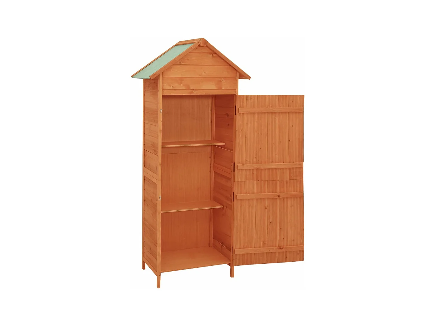 Armoire de rangement de jardin Marron 42,5x64x190 cm FR45985