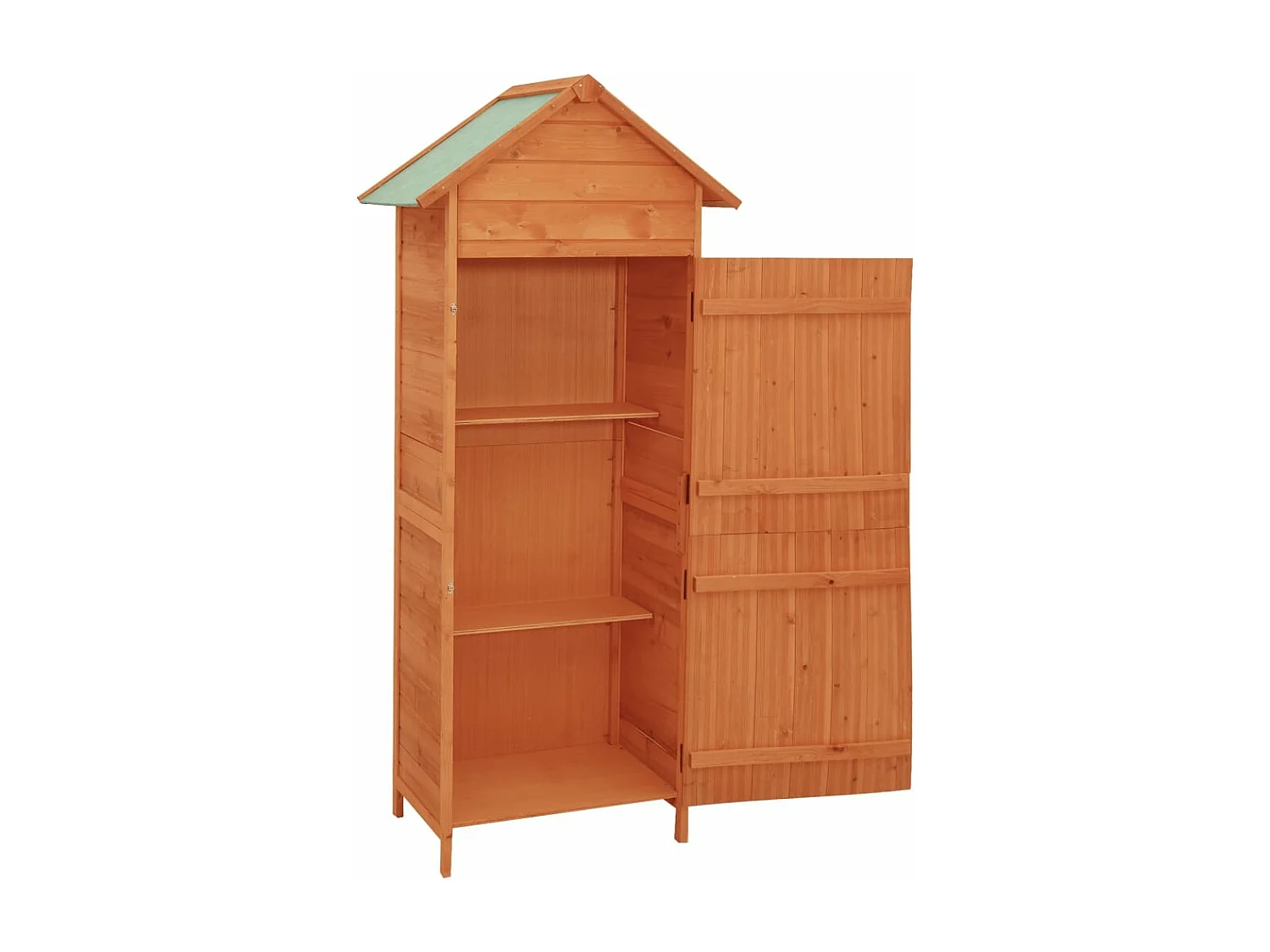 Tuinkast 42,5x64x190 cm bruin BE169019