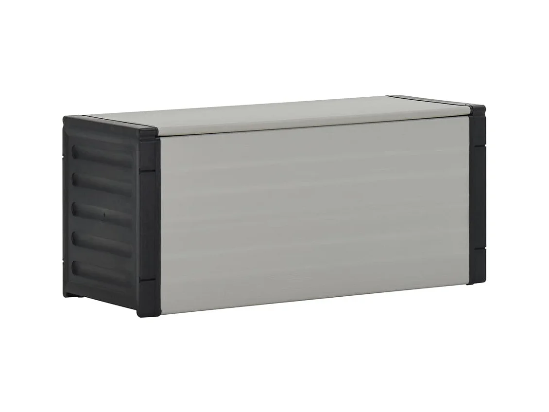 Tuinafvalbak 85x34x40 cm grijs BE848713
