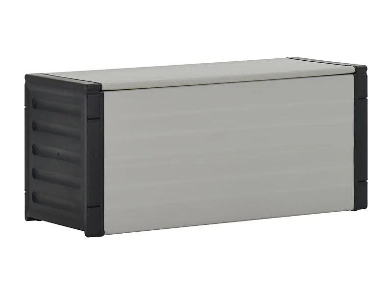 Tuinafvalbak 85x34x40 cm grijs BE848713