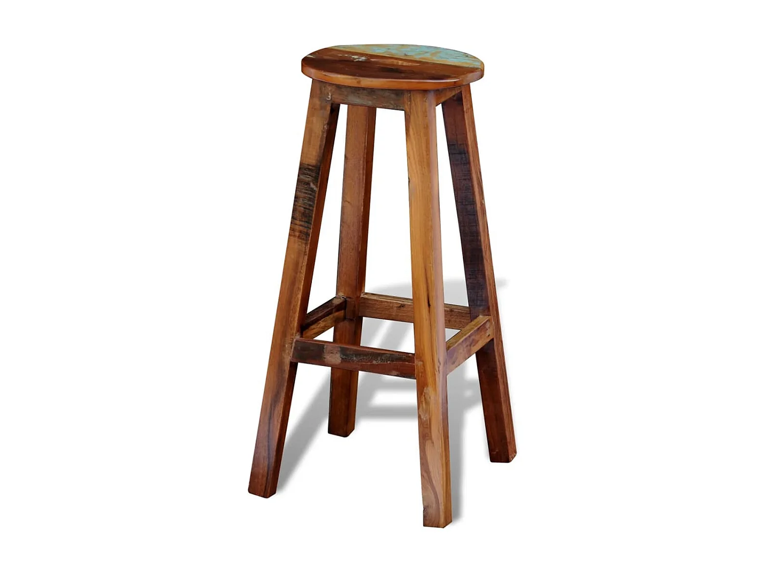 Tabouret de bar Bois de récupération massif FR30376