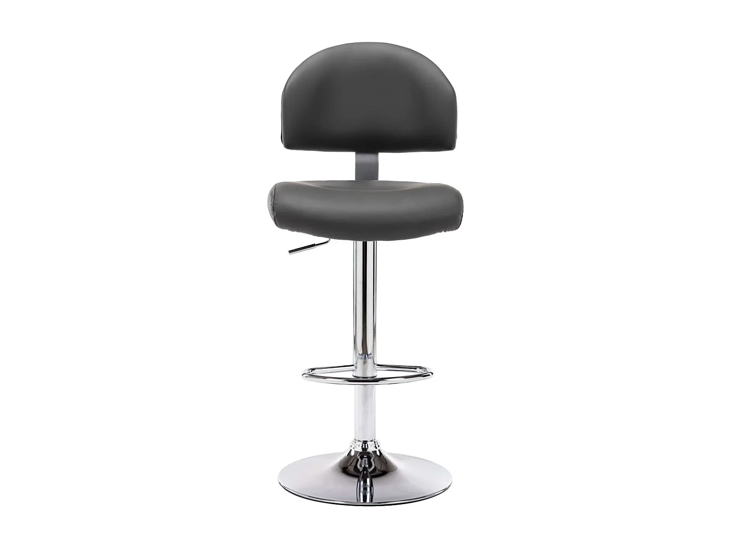 Tabouret de bar Gris Similicuir FR43905