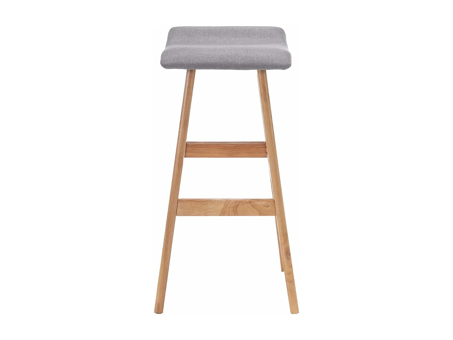 Tabouret de bar Gris clair Tissu FR40257