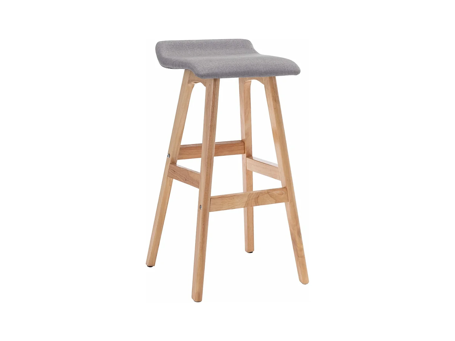 Tabouret de bar Gris clair Tissu FR40257